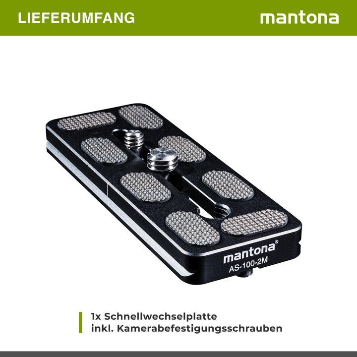 Productafbeelding mantona AS-100-2M (Statief snelkoppelingsplaat)