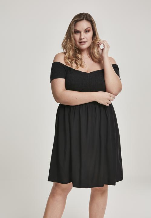 Produktbild Urban Classics Ladies Smoked Off Shoulder Dress (M)