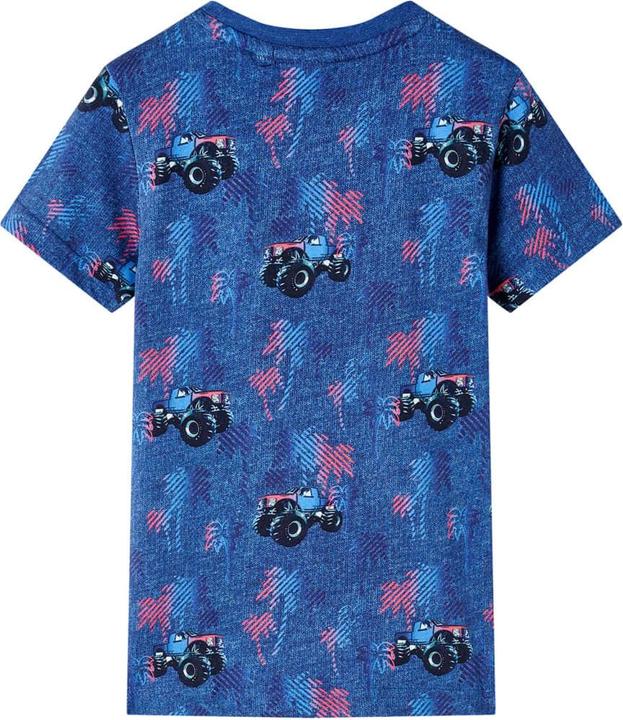 Immagine prodotto VidaXL Maglietta da bambino blu scuro melange 116,Materiale: 100 (116)
