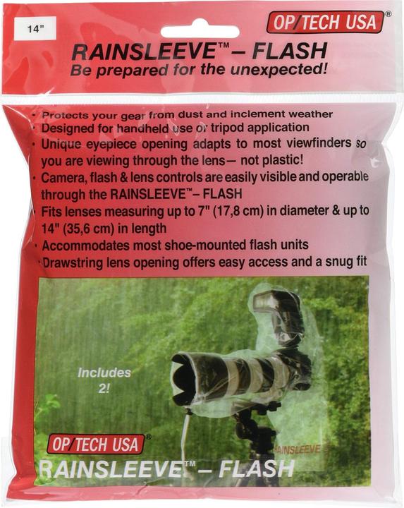 Image du produit OP Tech 1x2 Rain-Sleeve Flash (Housse de pluie, Divers)