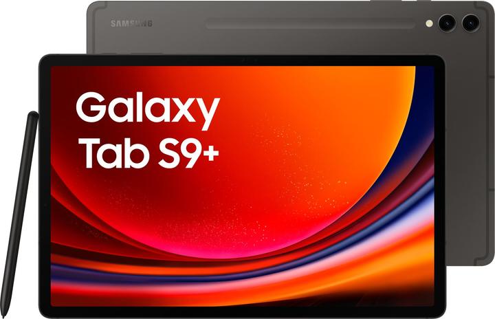 Actual product image Samsung Galaxy Tab S9+ (WLAN only, 12.40", 256 GB, Graphite grey)