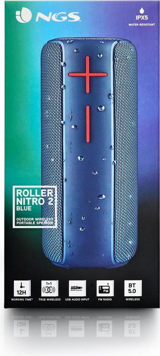 Image du produit NGS Trottinette nitro 2 blue (12 h, Alimentation via port USB)