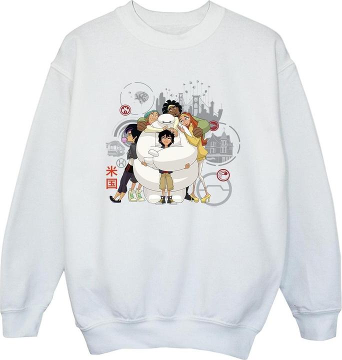 Disney Big Hero 6 Baymax Group Hug Sweatshirt Mädchen