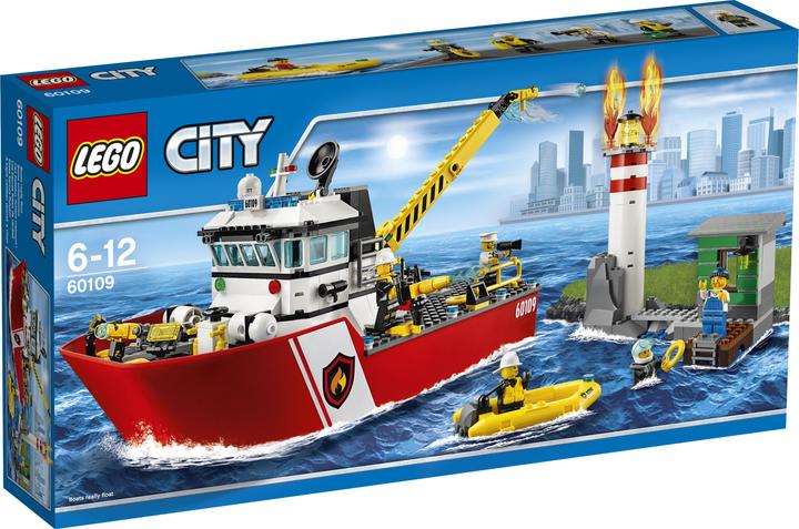 Produktbild LEGO Feuerwehrschiff (60109, LEGO City)