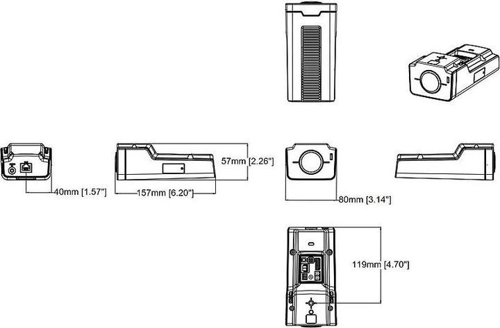 Actual product image Axis P1385-B 1/2.8IN IMAGE (1920 x 1080 Pixels)