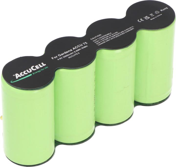 Actual product image AccuCell Akku Gardena ACCU 75, ACCU75 mit Lötfahnen