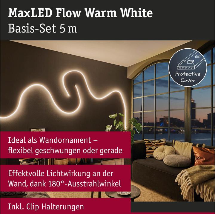 Produktbild Paulmann MaxLED Flow Stripe Set (Warmweiss, 500 cm, Indoor)