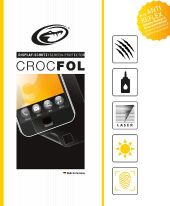 Crocfol Antiriflesso (1 Pezzo/i, iPad 2012 (3° gene), iPad 2012 (4° gene))