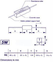 Immagine prodotto Velleman Resistore 5W 1K2