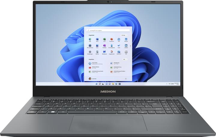 Produktbild Medion E15423 gaming laptop (15.60", Intel Core i5-1155G7, 8 GB, 512 GB, Eng. Int.)