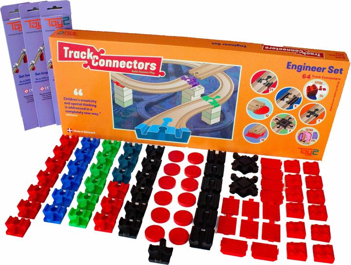 Toy2 Track Connector - Kit d'ingénieur avec pentes et arches (21035)