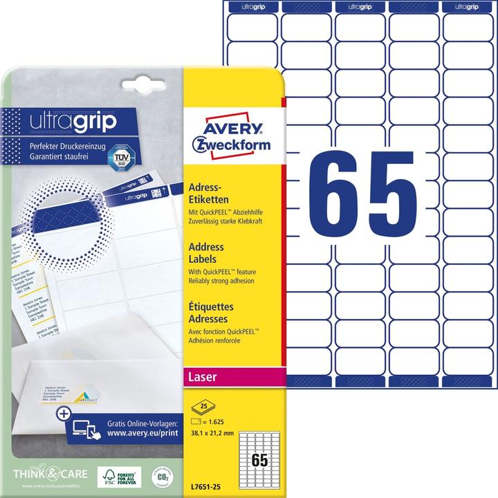 Produktbild Avery Adressaufkleber