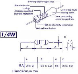 Velleman Metalfilm Res. 1/4W 1K