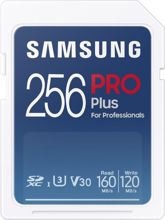Samsung PRO Plus Memory Card 256 GB SDXC UHS-I (256 GB, SDXC, U3, UHS-I)