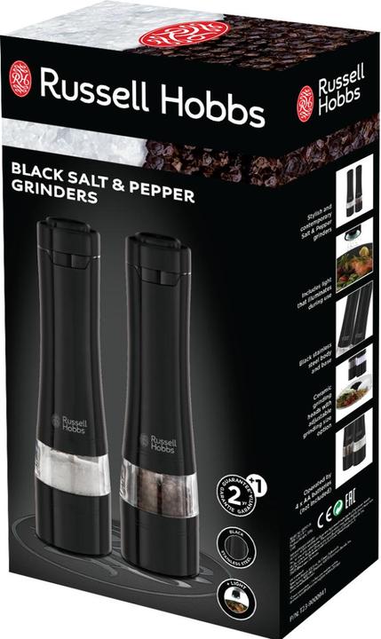 Actual product image Russell Hobbs 28010-56 Spice shaker salt and pepper shaker set (Salt, Pepper)