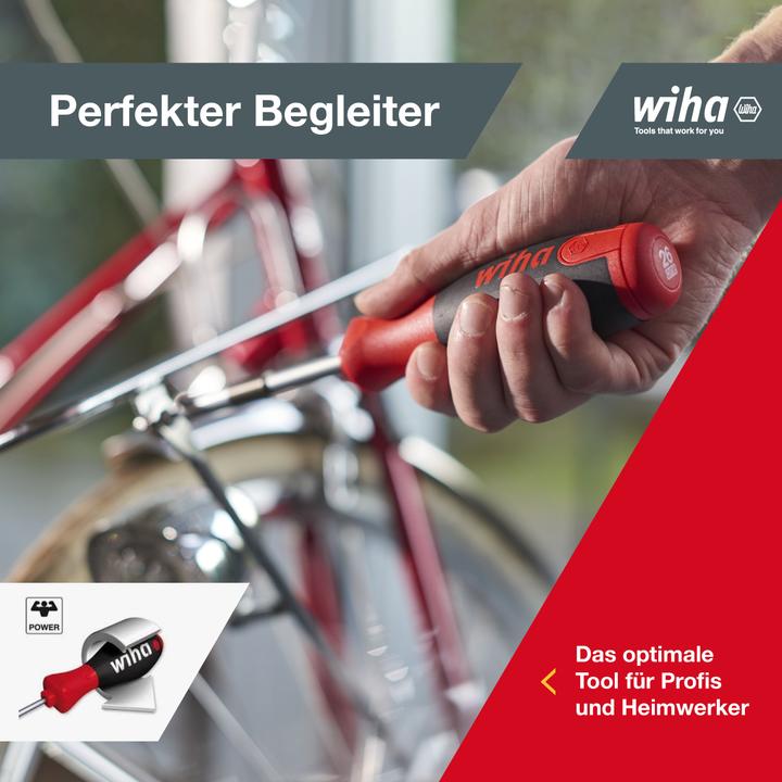 Actual product image Wiha LiftUp 25 (Port, External hexagon, Phillipps cross recess (PH), Torx (TX), Pozidriv cross recess (PZ))