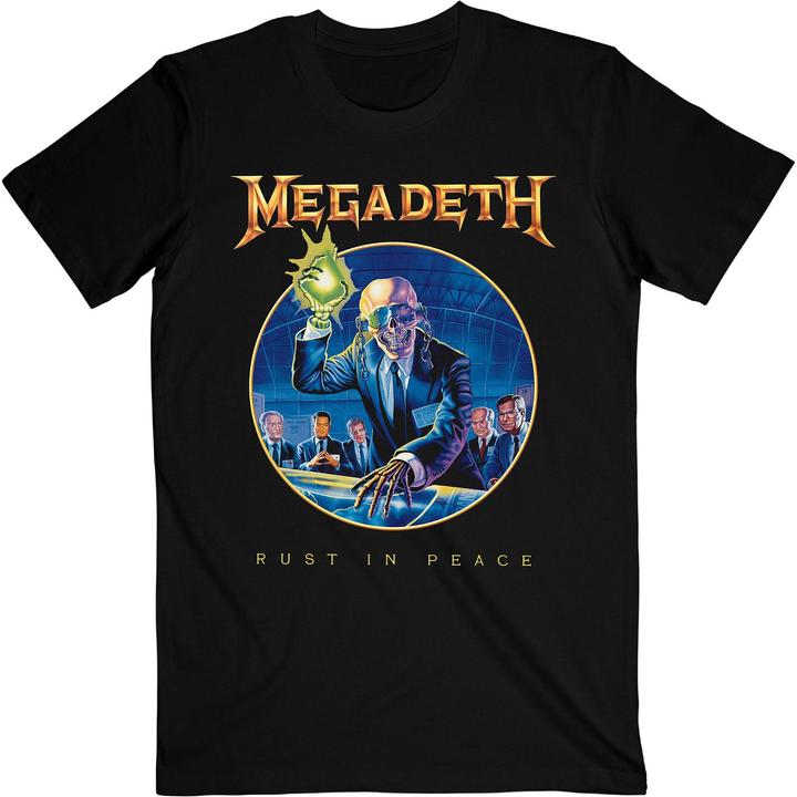 Megadeth Erwachsene Rust In Peace Jubiläums T-shirt (S)