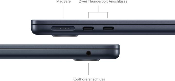 Actual product image Apple MacBook Air - 2024 (13.60", M3, 16 GB, 256 GB, DE)