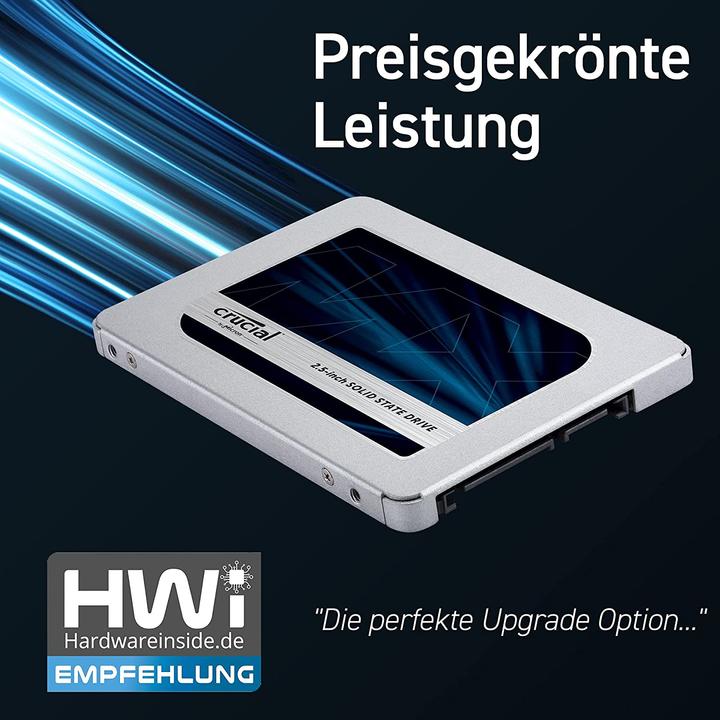 Immagine prodotto Crucial MX500 500GB SSD interno