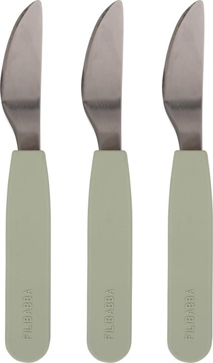 Actual product image Filibabba Silicone knife 3-pack - Green