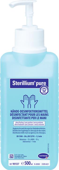 Actual product image Sterillium pure (500 ml)