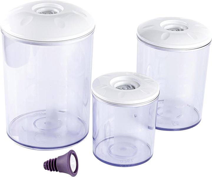 Magic Vac SET 3 FAMILIY 0,75l + 1,5l + 3l Vakuumbehälter (5.25 l)