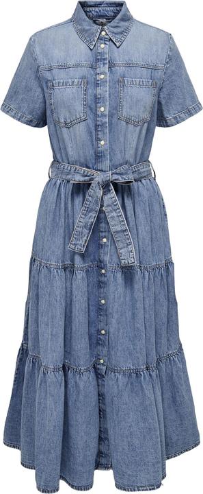 Only ONLALIYAH Langes Kleid Jeanskleid (XS)