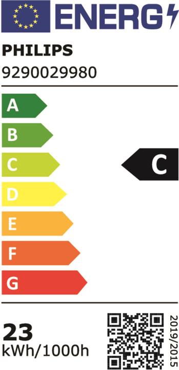 Energie-Label Philips LED-Tube (G13, 23 W, 3700 lm, 1 x, C)