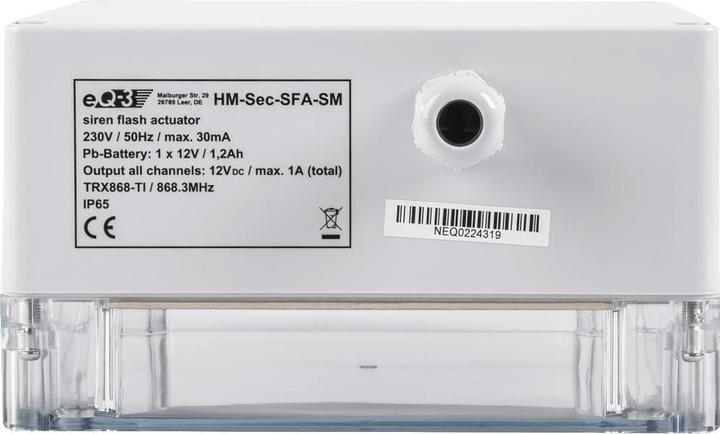 Actual product image HomeMatic 84392: Radio siren control BidCos