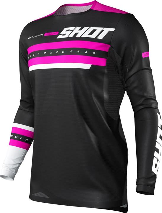 Shot CONTACT SHINING LADY Jersey schwarz-pink XXL (XXL)
