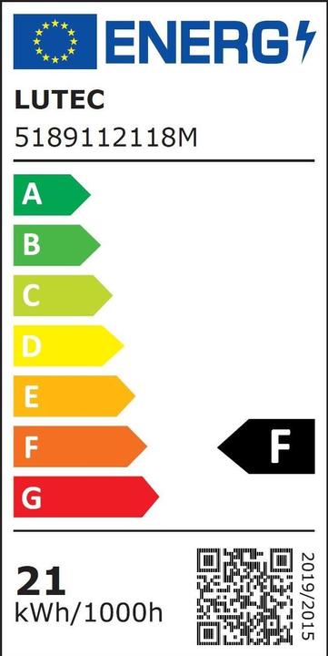 Energie-Label Lutec Gemini (500 lm)