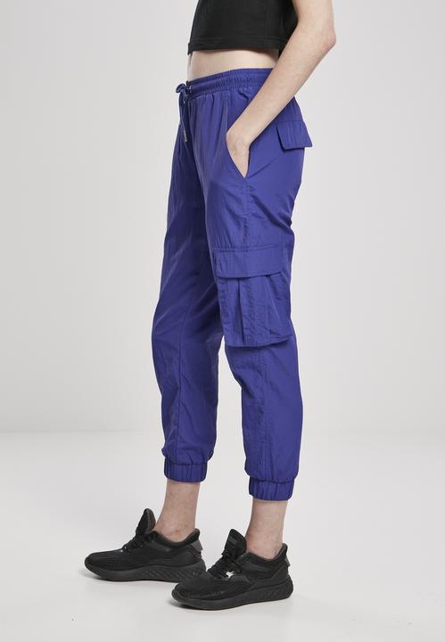 Image du produit Urban Classics Ladies High Waist Crinkle Nylon Cargo Pants (XS)