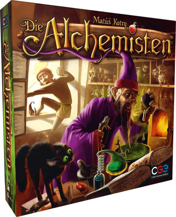 Actual product image Czech games edition CZ034 - The alchemists, Board game, 2-4 players, from 14 years (DE edition) (German)