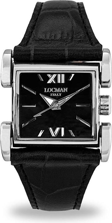 Produktbild Locman Italy Damenuhr Latin Lover Titanium/Edelstahl schwarz Ref. 0506 (Analoguhr, 1295 mm)