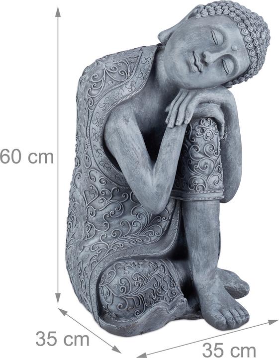 Actual product image Relaxdays Buddha Figur