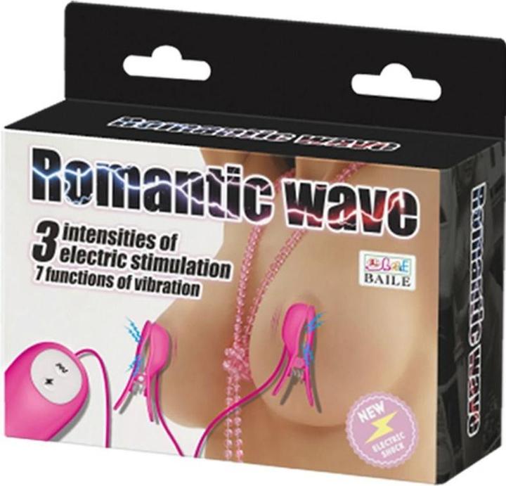 Actual product image Baile Electrosex Nipple Clamp with Vibration