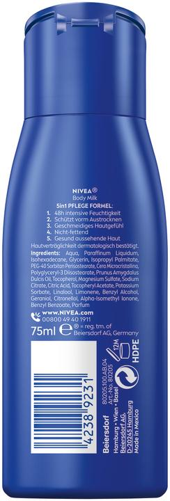 Produktbild NIVEA Reichhaltige Body Milk (Körpercreme, 75 ml)