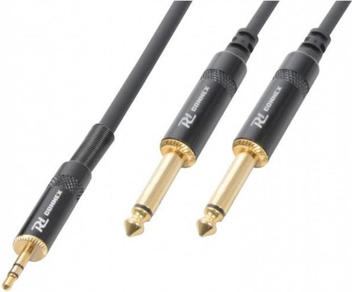 Produktbild PD Connex Audio-Kabel CX86-6 3,5 mm Klinke - 6,3 mm Klinke 6 m (6 m, 6.3mm Klinke (Jack), 3.5mm Klinke (AUX))
