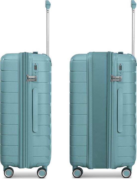 Image du produit Franky London 4 rollers Trolley M 42 cm with extensible fold (59 l, M (50 - 90l))