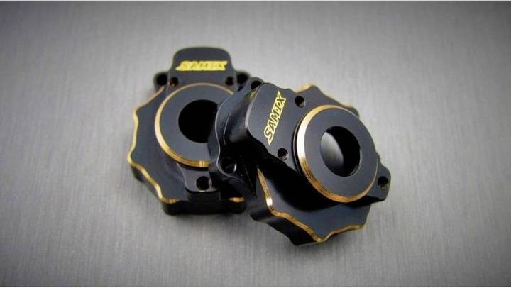 Samix TRX-4 brass portal knuckle cover SAMtrx4-4013
