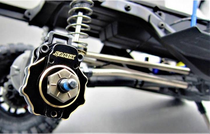 Produktbild Samix TRX-4 brass portal knuckle cover SAMtrx4-4013