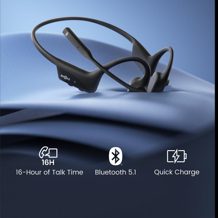 Image du produit Shokz OpenComm2 UC (USB-C) (pas de réduction du bruit, 16 h, Sans fil)