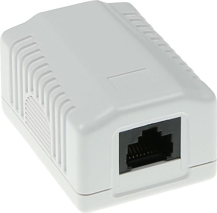 Produktbild Surface mounted box unshielded 1 ports CAT5E. Type: CAT5E Wall mountbox c5e 1 prt unsh (Kabel)