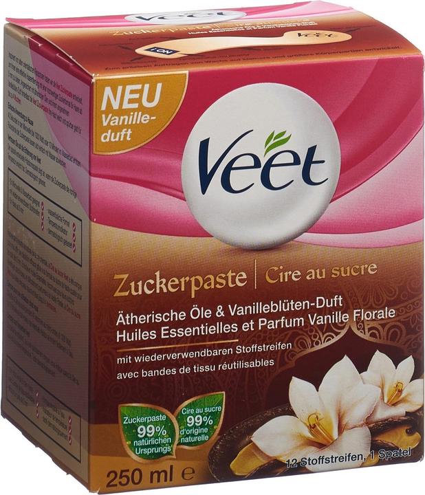 Veet Zucchero in pasta di zucchero in fiore di vaniglia (250 ml, 1 x, 361 g)