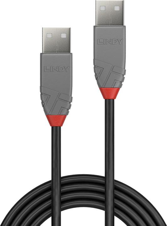 Image du produit Lindy USB/A-USB/A M-M (5 m, USB 2.0)