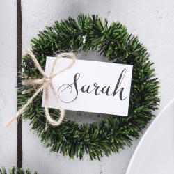 Actual product image Ginger Ray Place cards wreath Ø 8.5 cm, 4 pieces