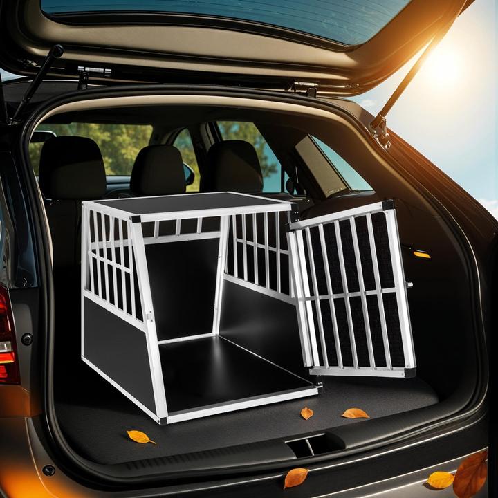 Image du produit tectake Boîte de transport pour chiens (Chien, Fermeture de sécurité)