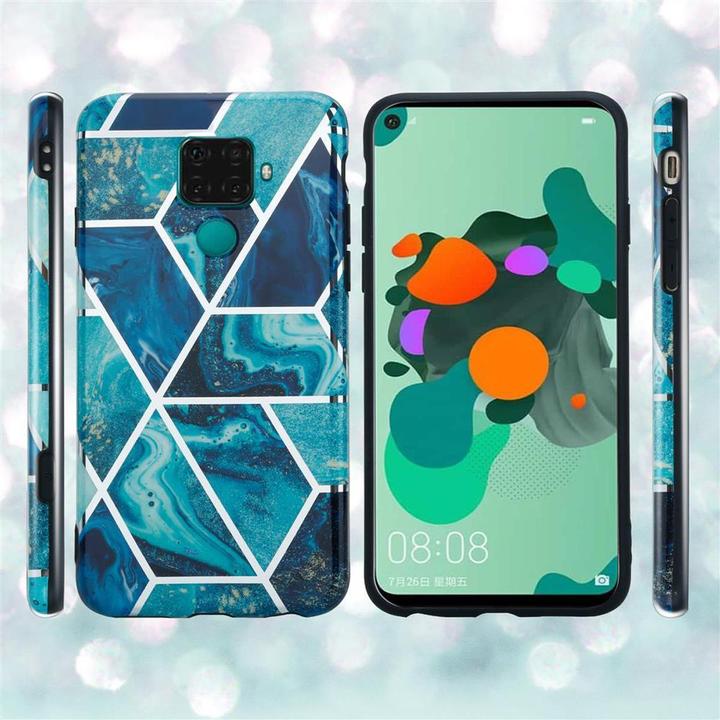 Produktbild Cadorabo IMD TPU Bunter Marmor Cover (Huawei Mate 30 Lite)