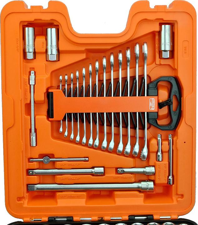 Produktbild Bahco Steckschlüssel-Satz (4 mm, 4.5 mm, 5 mm, 5.5 mm, 6 mm, 7 mm, 8 mm, 9 mm, 10 mm, 11 mm, 12 mm, 13 mm, 14 mm, 15 mm, 16 mm, 17 mm, 18 mm, 19 mm, 21 mm, 22 mm, 23 mm, 24 mm, 27 mm, 32 mm, 34 mm, 3/8", 7/16", 1/2", 9/16", 11/16", 3/4", 13/16", 7/8", 1 3/16")