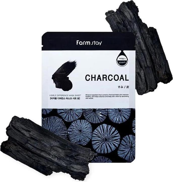 Actual product image Farm Stay Visible Difference Mask Sheet Charcoal
